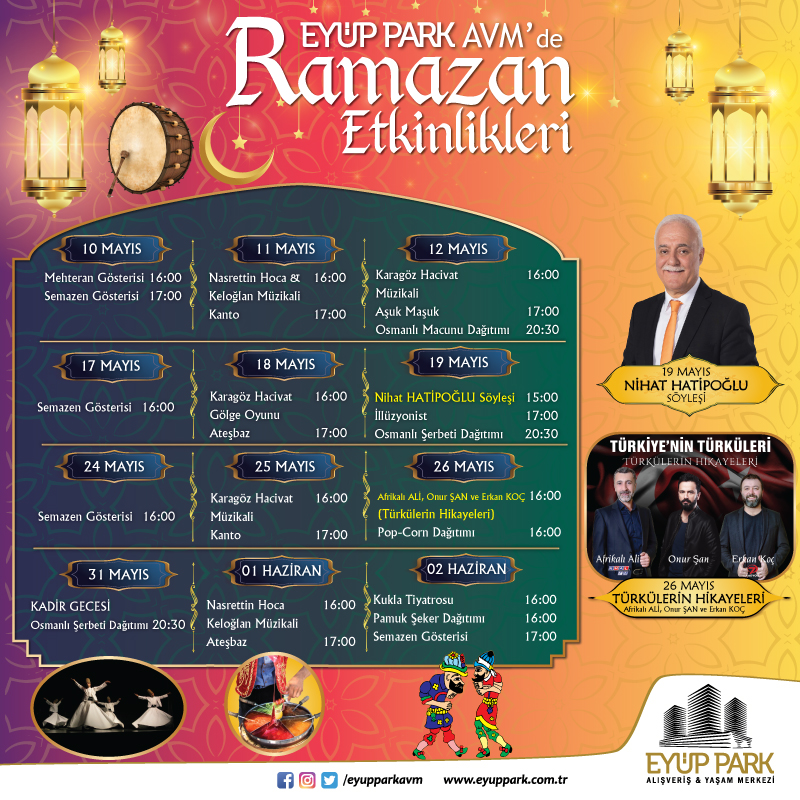 Eyüp Park Ramazan Etkinlikleri 2019